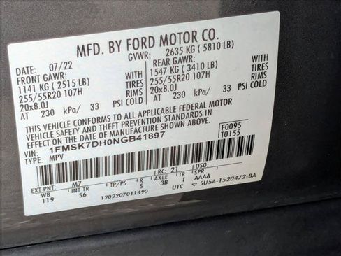 Used 2022 Ford Explorer XLT w/ Equipment Group 202A RWD image 29