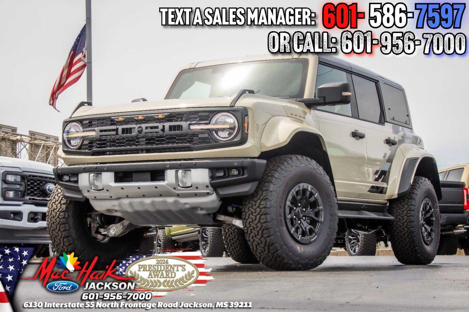 New 2026 Ford Bronco Raptor w/ Interior Carbon Fiber Pack AWD/4WD image 2