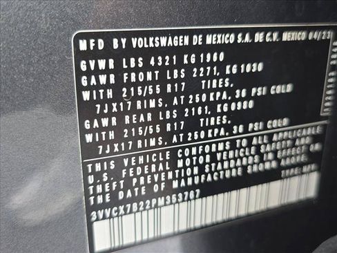 Certified 2023 Volkswagen Taos S FWD image 27