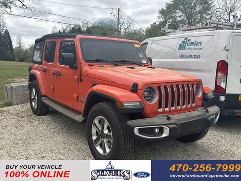 Used 2019 Jeep Wrangler Unlimited Sahara image 1