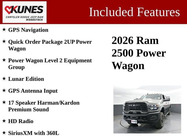 New 2026 RAM 2500 Power Wagon AWD/4WD image 3