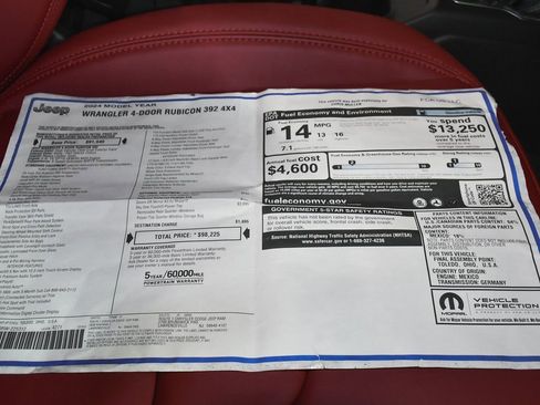 Used 2024 Jeep Wrangler Unlimited Rubicon 392 image 66