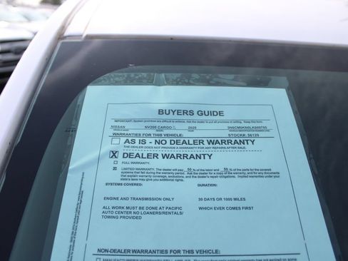 Used 2020 Nissan NV200 S w/ Back Door Glass Package FWD image 48