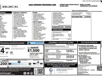 Certified 2025 Buick Envision Preferred