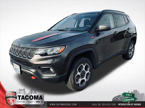 Certified 2022 Jeep Compass Trailhawk w/ Sun and Sound Group AWD/4WD image 1
