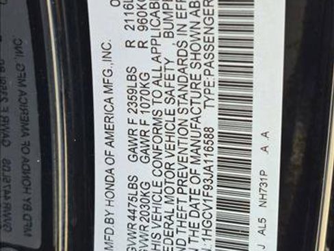 Used 2018 Honda Accord Touring image 25