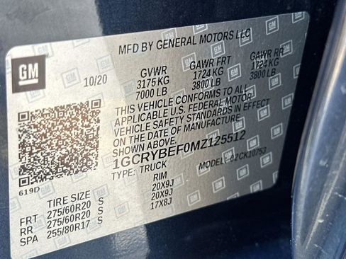 Certified 2021 Chevrolet Silverado 1500 Custom image 33