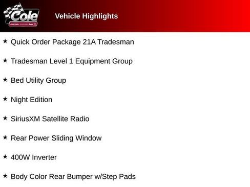 Used 2025 RAM 1500 Tradesman w/ Night Edition AWD/4WD image 5