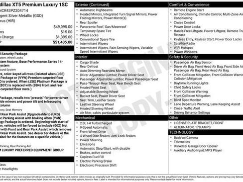 Certified 2023 Cadillac XT5 Premium Luxury image 32