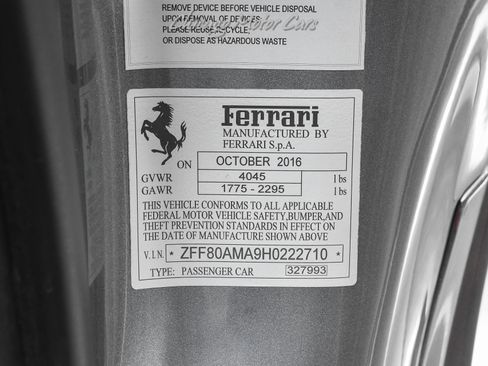 Used 2017 Ferrari 488 Spider image 63