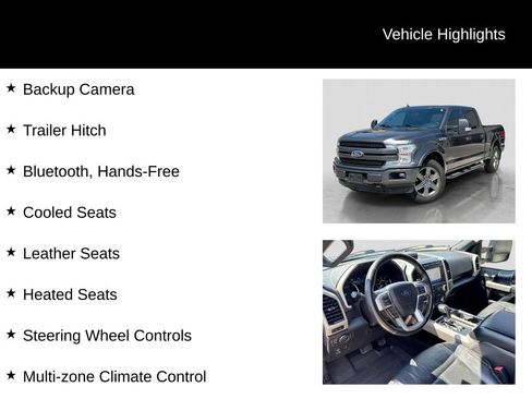 Used 2020 Ford F150 Lariat w/ Equipment Group 502A Luxury AWD/4WD image 31