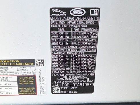 New 2026 Land Rover Range Rover Sport SE image 30