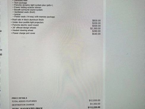 Used 2022 Porsche Taycan 4 Cross Turismo w/ Premium Package image 35