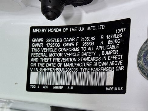 Used 2018 Honda Civic EX image 40