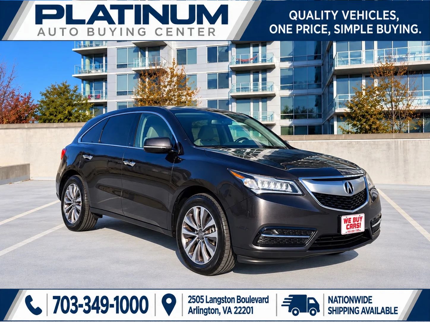 Used 2014 Acura MDX w/ Technology Package AWD/4WD image 1