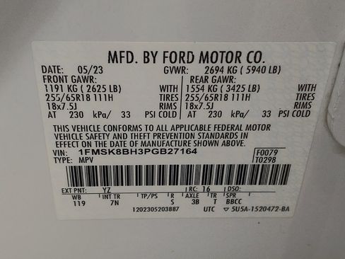 Used 2023 Ford Explorer 4WD image 33