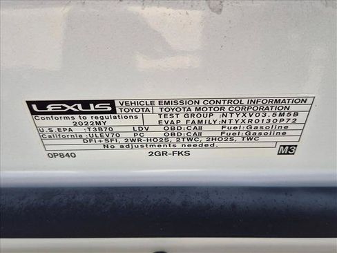 Used 2022 Lexus ES 350 F Sport w/ Accessory Package FWD image 22