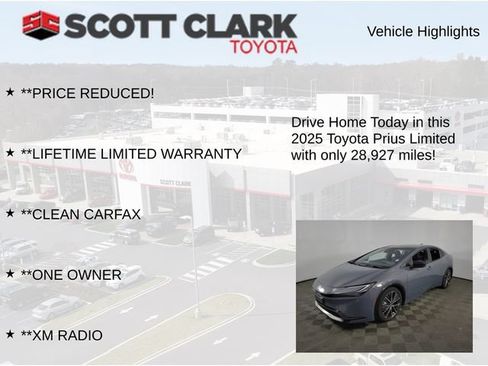 Used 2025 Toyota Prius Limited FWD image 12