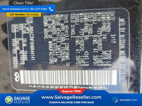 Used 2017 INFINITI QX80 2WD image 17