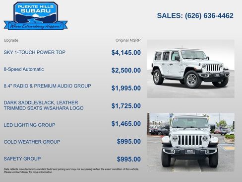 Used 2021 Jeep Wrangler Unlimited Sahara image 4
