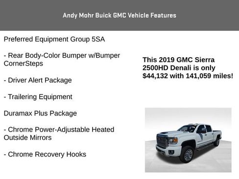 Used 2019 GMC Sierra 2500 Denali w/ Duramax Plus Package AWD/4WD image 15