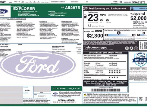 Used 2025 Ford Explorer ST-Line w/ ST-Line Street Pack AWD/4WD image 9
