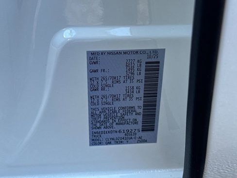 New 2026 Nissan Frontier PRO-4X w/ Pro Premium Package image 22