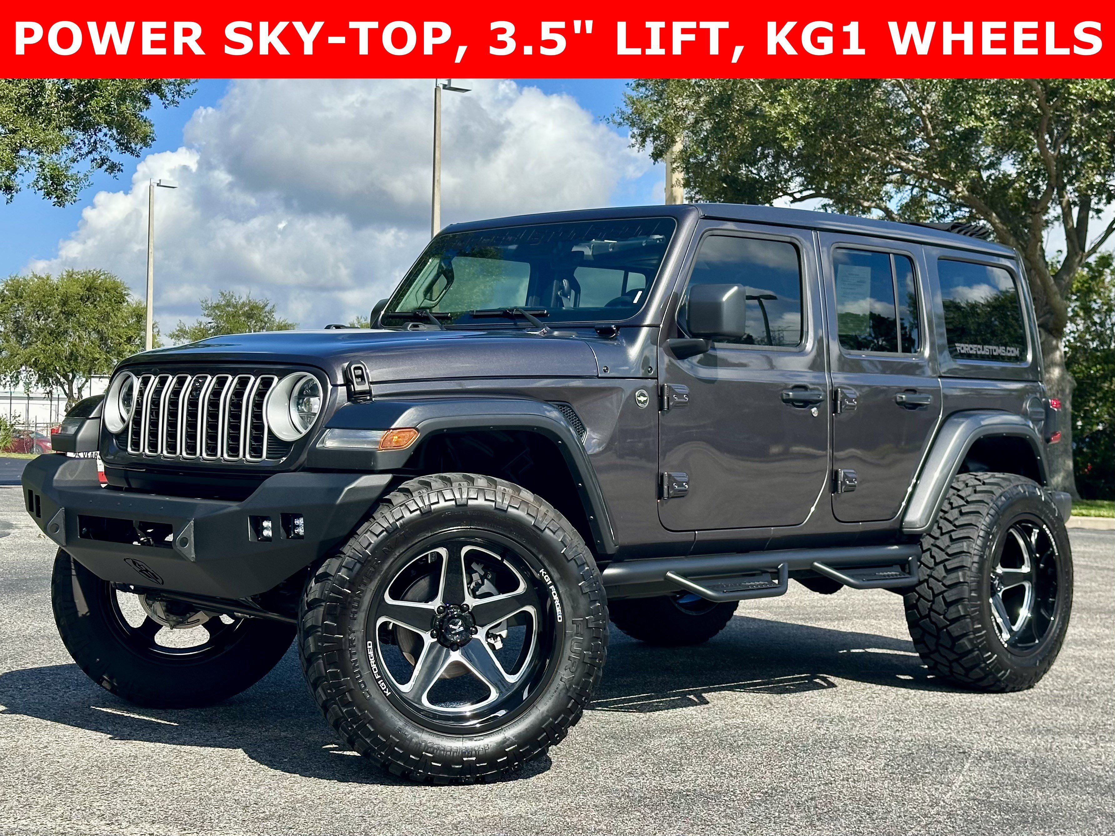 Used 2025 Jeep Wrangler Unlimited Sahara w/ Safety Group AWD/4WD image 1