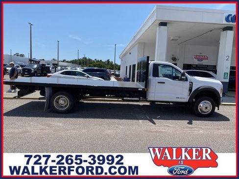 New 2025 Ford F550 XL 4WD Premier 16' Flatbed image 1