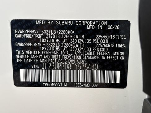 New 2026 Subaru Outback Premium AWD/4WD image 39