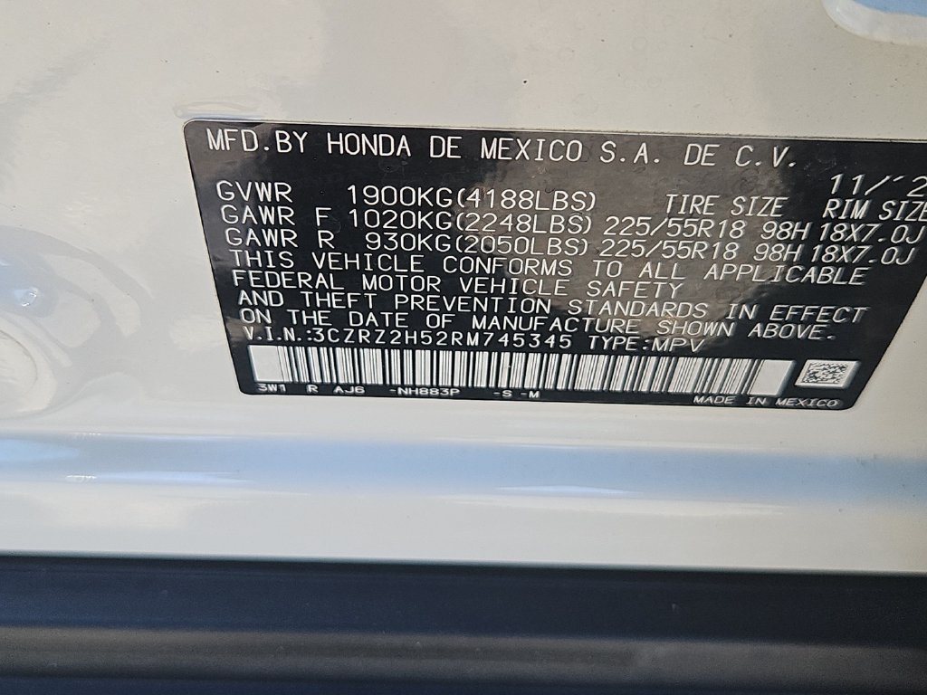 Certified 2024 Honda HR-V Sport image 13