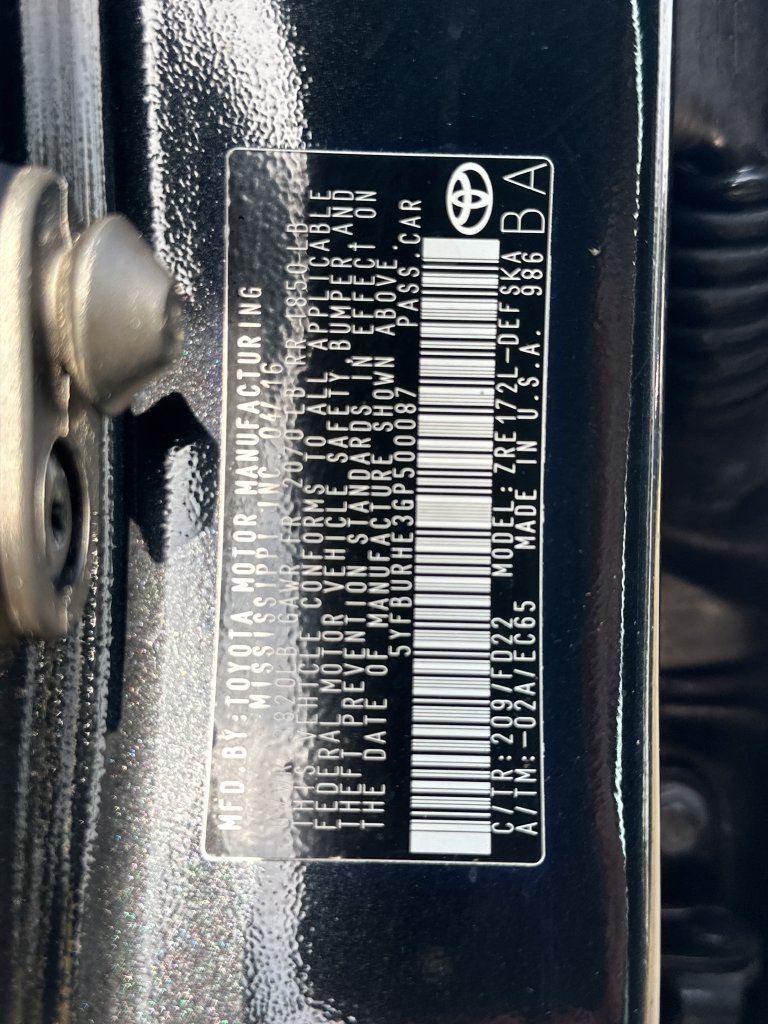 Used 2016 Toyota Corolla S FWD image 36
