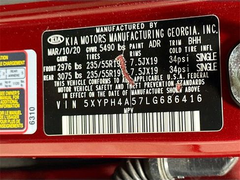 Used 2020 Kia Sorento EX image 32