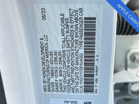Used 2023 Honda Accord EX image 31