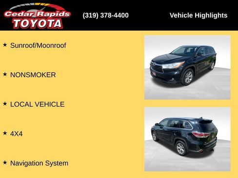 Used 2014 Toyota Highlander XLE AWD/4WD image 14