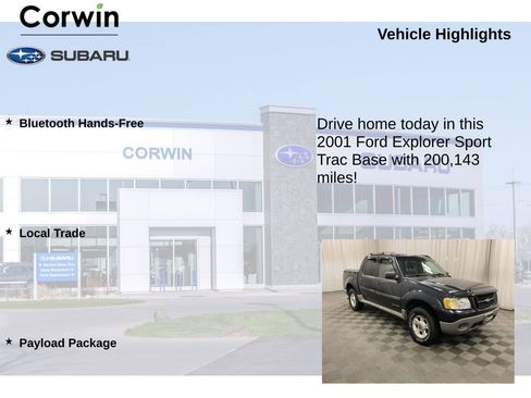 Used 2001 Ford Explorer Sport Trac 4x4 image 6