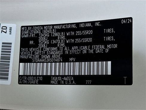 Used 2024 Toyota Grand Highlander XLE image 27