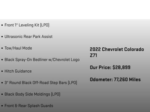 Used 2022 Chevrolet Colorado Z71 w/ Z71 Midnight Edition image 18