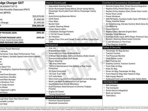 Used 2019 Dodge Charger SXT w/ Blacktop Package image 2