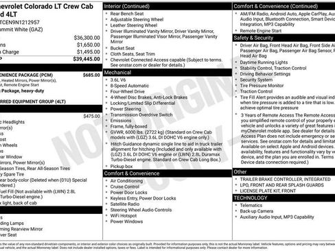 Used 2022 Chevrolet Colorado LT w/ LT Convenience Package AWD/4WD image 2