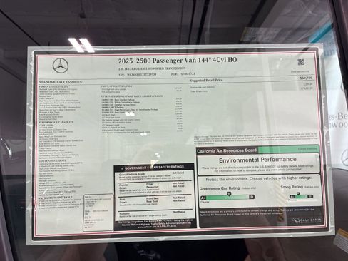 New 2025 Mercedes-Benz Sprinter 2500 image 21