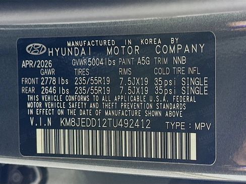 New 2026 Hyundai Tucson Limited AWD/4WD image 24