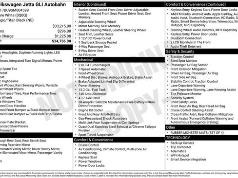 Certified 2025 Volkswagen Jetta GLI Autobahn image 10