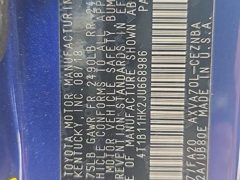 Used 2018 Toyota Camry LE FWD image 13