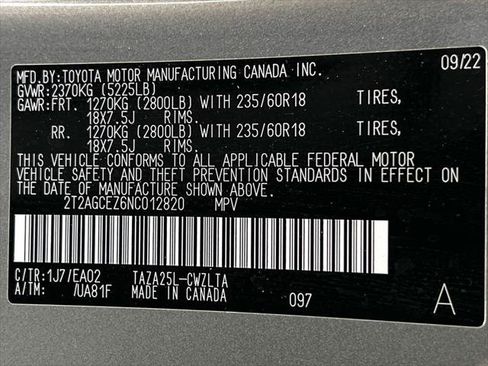 Certified 2022 Lexus NX 350 AWD w/ Cold Area Package image 23