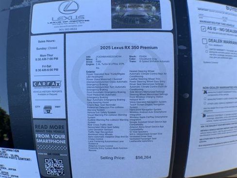 Used 2025 Lexus RX 350 Premium image 26