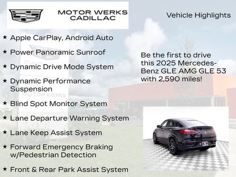 Used 2025 Mercedes-Benz GLE 53 AMG 4MATIC Coupe image 13