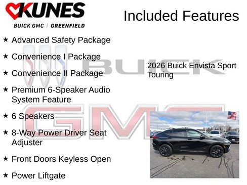 New 2026 Buick Envista Sport Touring w/ Convenience I Package FWD image 3