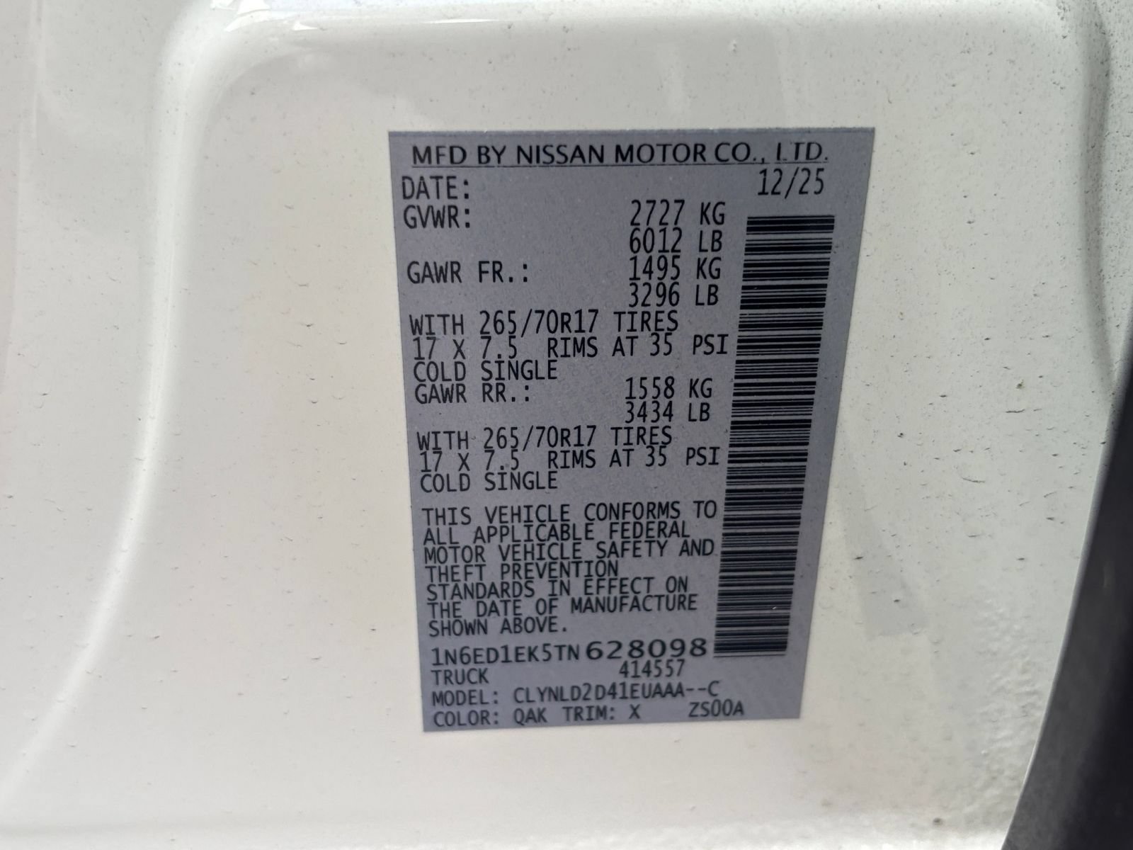 Used 2026 Nissan Frontier PRO-4X AWD/4WD image 28