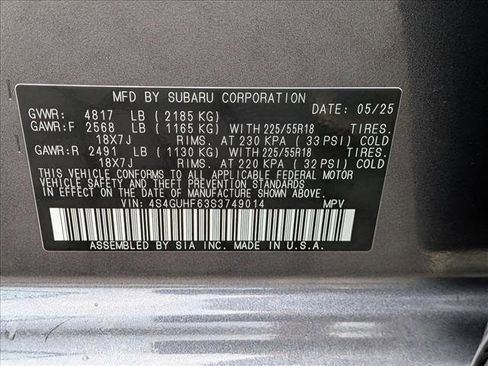 Certified 2025 Subaru Crosstrek 2.5i Sport w/ Popular Package #3A image 26